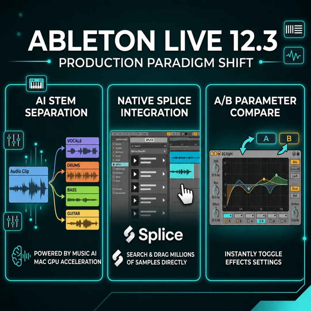 Ableton Live 12.3 – 프로덕션 패러다임을 바꾸다
