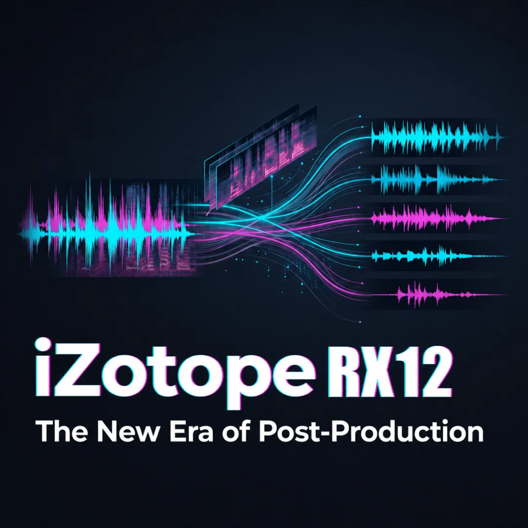 iZotope RX 12 출시 – Scene Rebalance와 Stems View, 포스트 프로덕션의 혁신