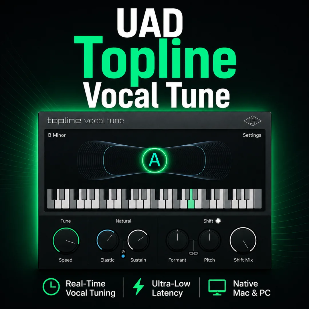 UAD Topline Vocal Tune — UA가 새롭게 출시한 Pitch 보정 플러그인!