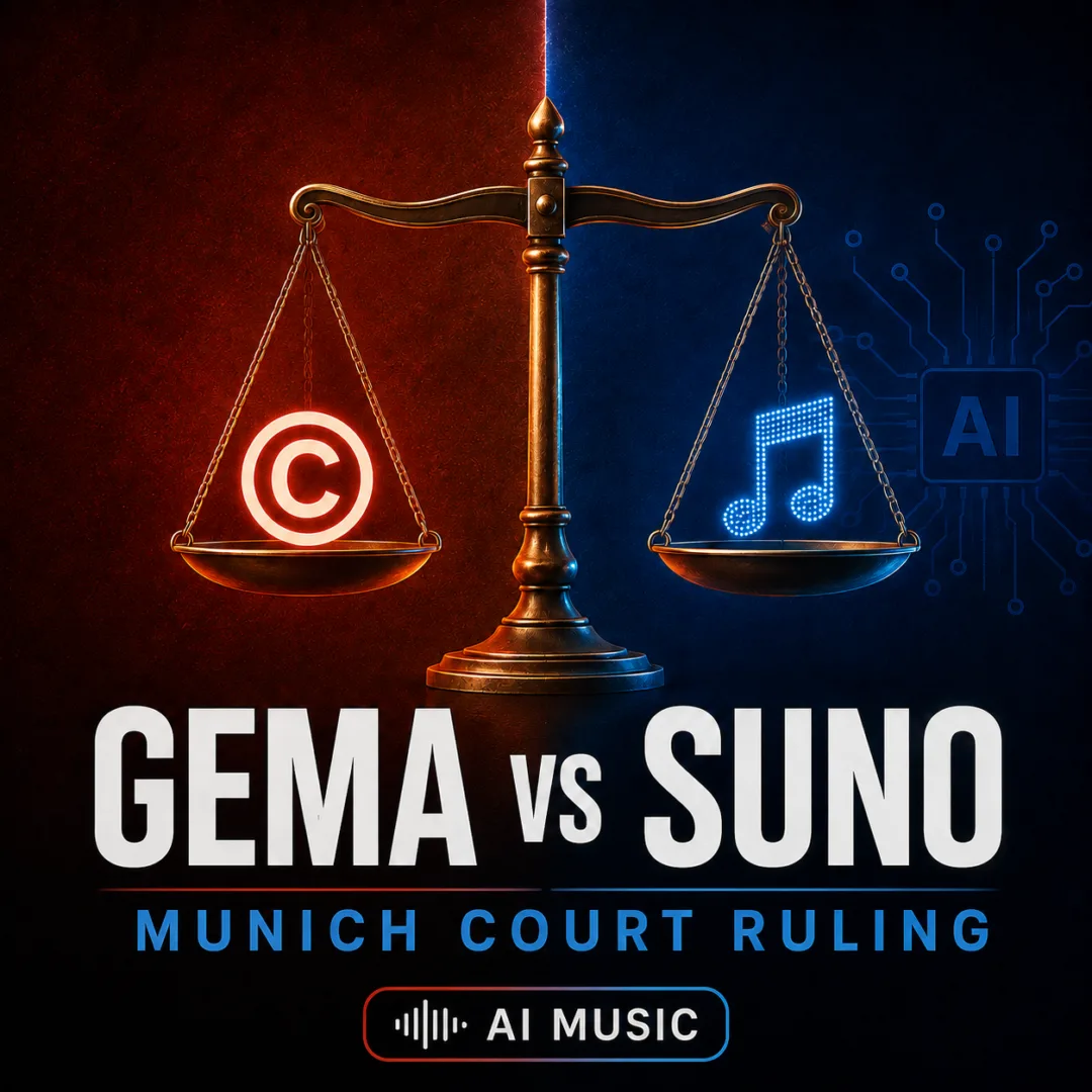 GEMA vs Suno — 유럽에서의 첫 AI 음악 학습 판결